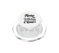 Marilyn The Birthday Queen Happy Birthday Shirt per le donne PopSockets PopGrip per MagSafe