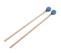 Marimba Mallets for Percussion | Medium Hard Yarn Mallets with Maple Handle | Sturdy Mallets for Marimba/Xylophone/Vibraphone | 1 Pair MQ - 06 (Blue)