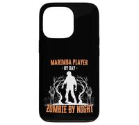 Marimba Player by Day Zombie by Night Fun Halloween Musicista Custodia per iPhone 13 Pro