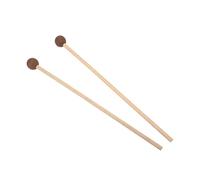 Marimba Stick, Bell Mallet Lunga durata 2PCS Manico in acero antiscivolo per strumento a percussione(Marrone)