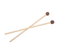 Marimba Stick, Bell Mallet Lunga Durata 2PCS Testa in Gomma per Tastiera (Marrone)