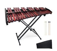Marimba, xilofono in legno a 37 tasti per adulti, xilofono professionale con mazzuole e supporto regolabile, portatile, durevole e ideale per principianti, studenti e musicisti (legno)