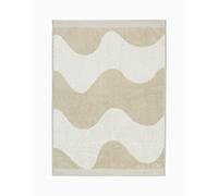 Marimekko Lokki Asciugamano in spugna di cotone (beige) - Asciugamani con motivo a onde - 71,1 x 50,8 cm