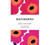 Marimekko One Line a Day Red Unikko: A Five-year Memory Book