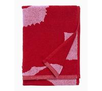 Marimekko Unikko asciugamano 30x50cm rosa & rosso