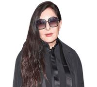 Marina Abramovic (Black Outfit) Half Body Buddy Cutout