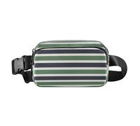 Marina Blu e Verde A Righe Moda Crossbody Bag Marsupio per Donne Uomini Piccolo con Cinghia Regolabile per Viaggi Palestra Lavoro accessori para correr mujer