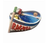 Marina di Ragusa Sicilia Italia Calamita Frigorifero Viaggio Souvenir Decorazione 3D Frigo Adesivo Magnetico Collezione Artigianale