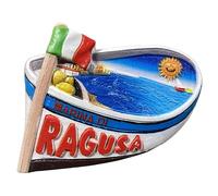 Marina di Ragusa Sicilia Italia Creativo Barca Frigorifero Magnete 3D Viaggio Souvenir Frigorifero Decorazione Magnetica Sticker Craft Collection