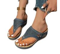 Marina Militare,39,Sandali Ortopedici da Donna 2026 - Eleganti e Casual, con Punta Aperta, Zeppa e Supporto all'Arco Plantare - Comodi Sandali Estivi Ideali per la Spiaggia e Le Passeggiate