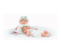 Marina & Pau Bambole Mini Reborn Gemelli con Cofanetto