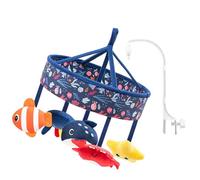 Marina peluche comodino mobile per bambini staffa di montaggio robusta culla e calmante ninna nanna, decorazione per la cameretta del bambino rotante giocattolo di peluche mobile