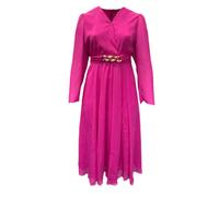 Marina Rinaldi Abito A Linea Diletto Fuxia Donna NWT