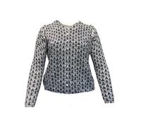 Marina Rinaldi Cardigan Stampato Maiorca Da Donna $565 NWT