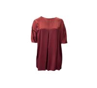 Marina Rinaldi da Donna Rosso Fiocco Pullover Camicetta Nuova con Etichetta