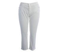 MARINA RINALDI Jeans Bianchi Ragione A Vita Bassa Da Donna $290 NWT