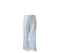 Marina Rinaldi Pantaloni Dritti Regular Gamba Bianca Donna Taglia 24W/33 NWT