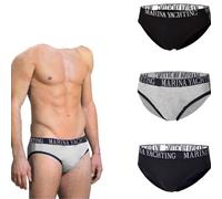 MARINA Y PACK 6 O 3 BOXER O SLIP UOMO IN COTONE COLORI ASSORTITI ELASTICIZATI