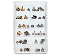 Marinada 40PZ Watch Crowns Watch Strumenti di Riparazione Assortiti di Ricambio Impermeabili con Scatola