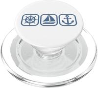 Marinaio Barcaiolo Barca A Vela Capitano Ancoraggio PopSockets PopGrip per MagSafe