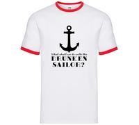 Marinaio Ubriaco - Ringer Uomo - Divertenti Marinai Naviganti Canto Del Mare