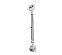 Marine 304 Acciaio Inox Jaw/Jaw Corpo Chiuso Tenditore Rigging Vite 6mm, Argento