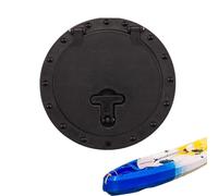 Marine Access Hatch - Waterproof Deck Plate with No Slip , Secure Hatch Cover Kit | Storage Bag Included for Kayak Maintenance, Boat Ispection, Fishing, Sailing