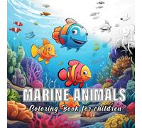 Marine Animals: Coloring books for children with 60 sketches of marine animals.