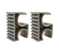 Marine Awning Pole Holder - 2 Pack 22mm Nylon Tube Clamp, Stable Frame
