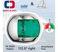 Marine Barca Nave Acciaio Inox VA Luce Navigazione Posizione Ponte Montaggio LED