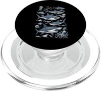 Marine Biology Sketchbook Sharks Stingrays Jellyfish Octopus PopSockets PopGrip per MagSafe