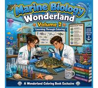 Marine Biology Wonderland Volume 2 Coloring Book