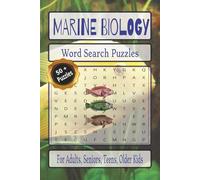 Marine Biology Word Search Puzzles: Word Searches with Easy to Read Print about Marine Biology - Let's Dive into the Deep Blue! / 6x9 inches, 110 ... for Vacations, Holidays, and Leisure Time