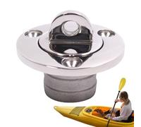 Marine Boat Garboard - Tappo di Scarico in Acciaio 316, Forma Ovale, 1 Pollici, per Barche di Sicurezza, per Barche filettate, in Acciaio per la Maggior Parte delle Barche