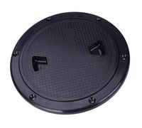 Marine Boat RV Nero 4" Coperchio Del Portello Di Accesso Piastra Di Coperta