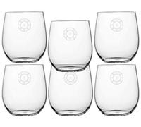 Marine Business Bali - Set di 6 bicchieri per acqua, infrangibili