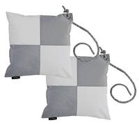 Marine Business Due cuscini impermeabili blu navy/bianco, imbottitura