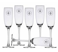 Marine Business Ecozen - Set di 6 bicchieri da spumante infrangibili, Sailor Soul