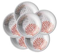 Marine Business Harmony Coral - Set di 6 piatti piani, 27 cm