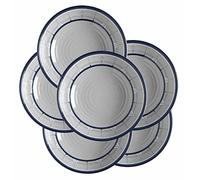 Marine Business Pacific - Piatto profondo in melamina, 22 cm, set da 6 pezzi