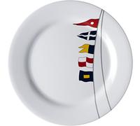 Marine Business Regata - Piatto Piano, Melamina, 6 Pezzi, Multicolore