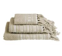 MARINE BUSINESS, SA Set 3 Asciugamani Onde Blu Santorini