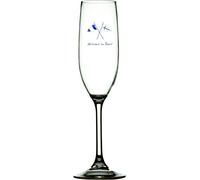 Marine Business Sea - Calice da Champagne, 6 Pezzi, plastica, Colore: Trasparente, Blu Marino/Grigio