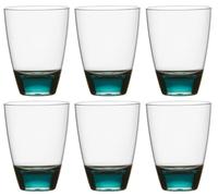 Marine Business Set di 6 bicchieri da acqua, per feste, Ecozen, infrangibili, non scivolano