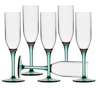 Marine Business Set di 6 bicchieri da champagne in plastica Ecozen infrangibili