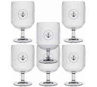 Marine Business Set di 6 bicchieri da vino infrangibili - Sailor Soul