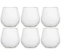 Marine Business Set di 6 bicchieri per acqua, infrangibili - Hammered
