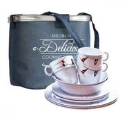 MARINE BUSINESS SET VASELLAME REGATA CIRCOLARE 16 PEZZI