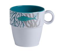 MARINE BUSINESS TAZZA MUG MELAMINA ANTISCIVOLO COASTAL, SET 6 PEZZI