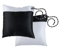 Marine Business Waterproof-Cuscino 40X40-BLACK & White-Set 2U, Blu, Mediano